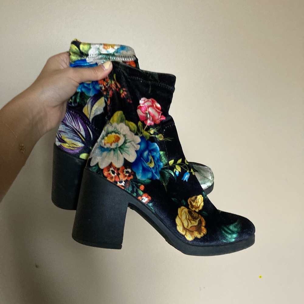 Steve Madden Floral Boots